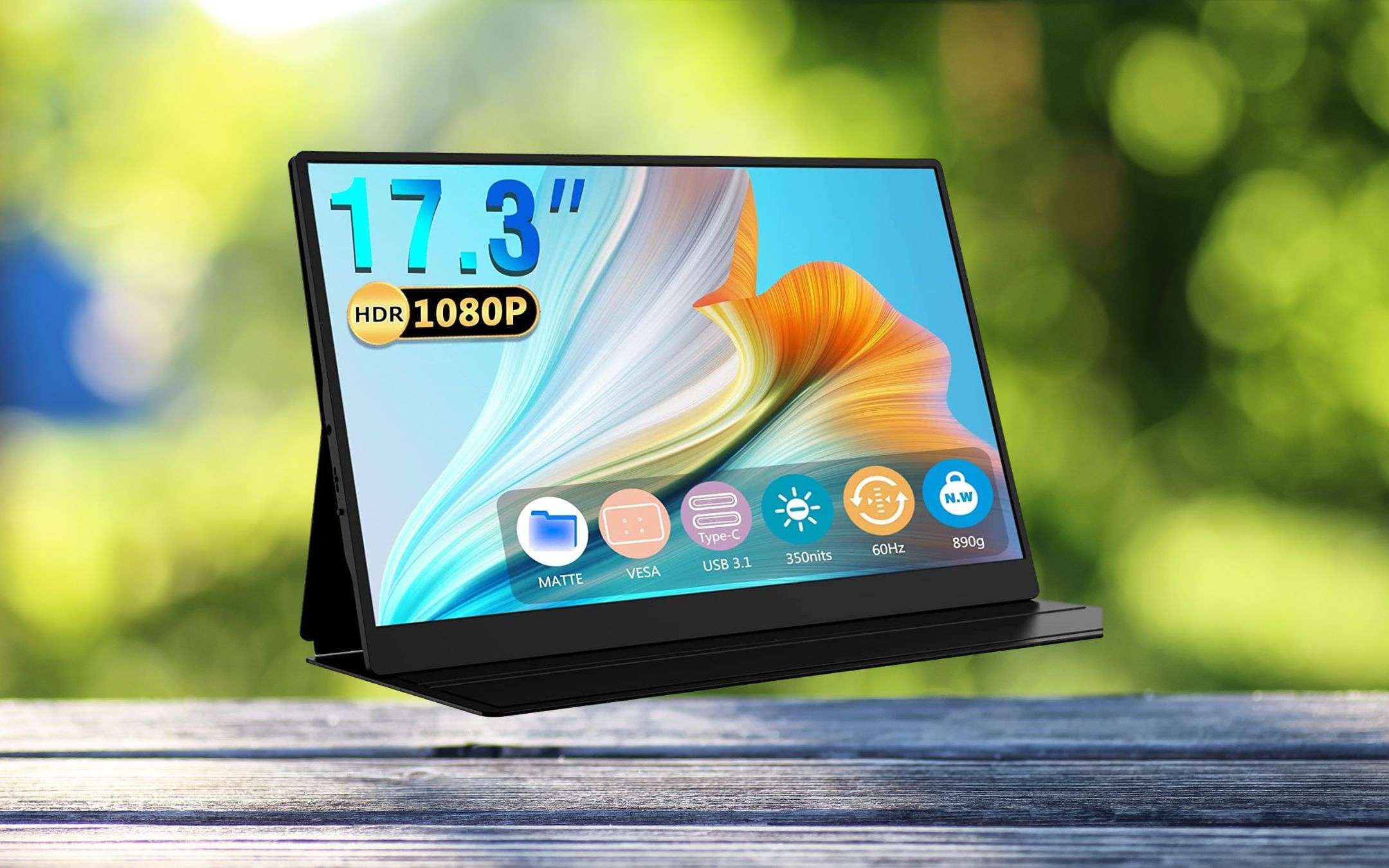 Monitor portatile da 17.3" offertona con coupon Amazon da 120 euro