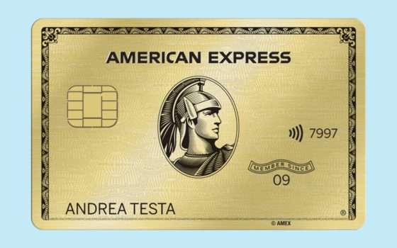 Carta Oro American Express: 200 € di sconto attivandola online