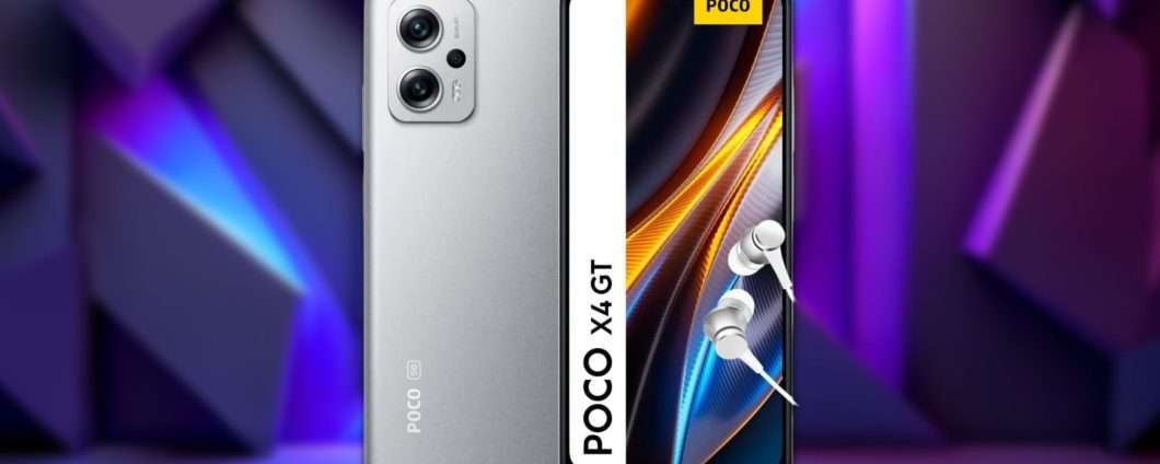POCO X4 GT 5G: uno smartphone SUPER con 110 euro di sconto
