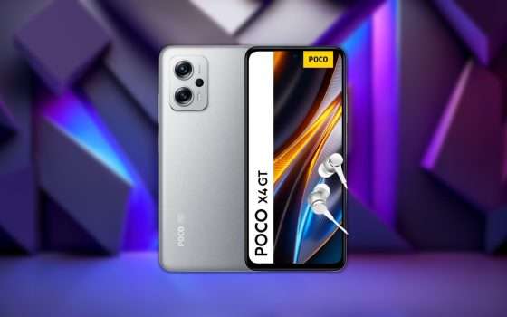 POCO X4 GT 5G: uno smartphone SUPER con 110 euro di sconto