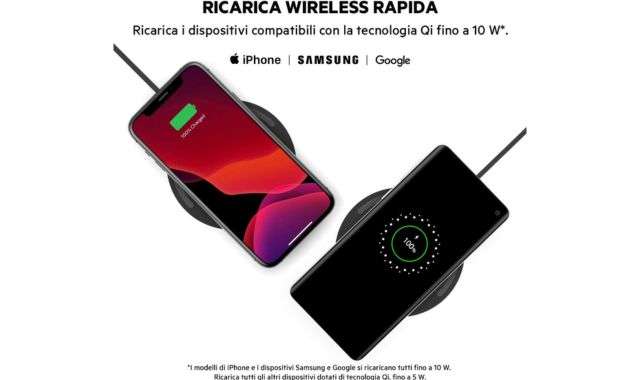 Ricarica wireless Tappetino Belkin