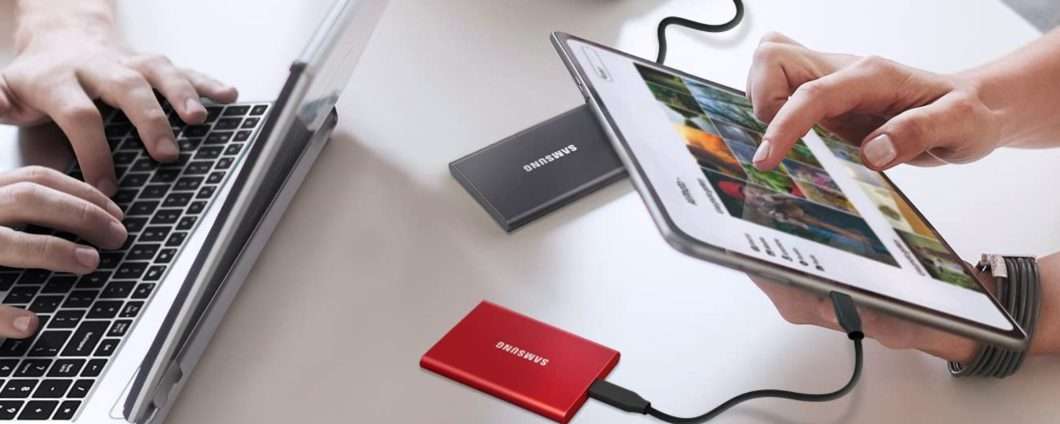 SSD portatile Samsung USB 3.2: 500GB a meno di 60 euro