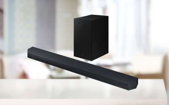 Potentissima soundbar Samsung con 7 speaker: lo sconto è PAZZESCO