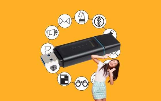 AFFARE PenDrive Kingston 64GB: 45% di SCONTO su Amazon