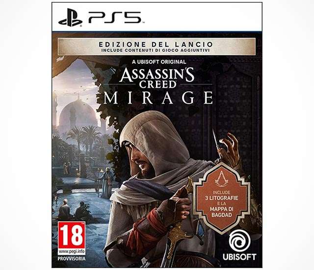 La versione PS5 di Assassin's Creed Mirage in esclusiva Amazon