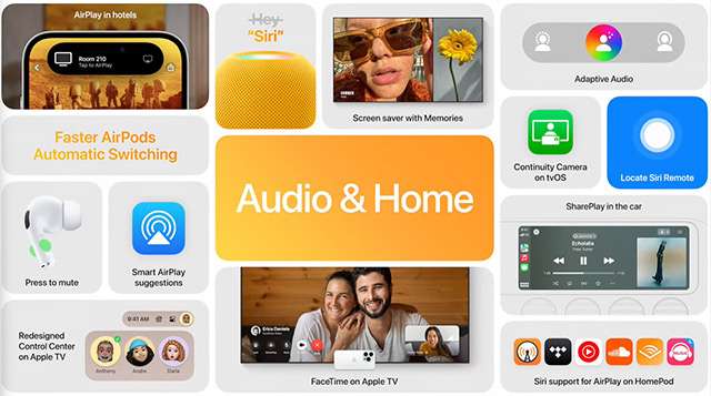 Le novità di Apple per i dispositivi Audio e Home