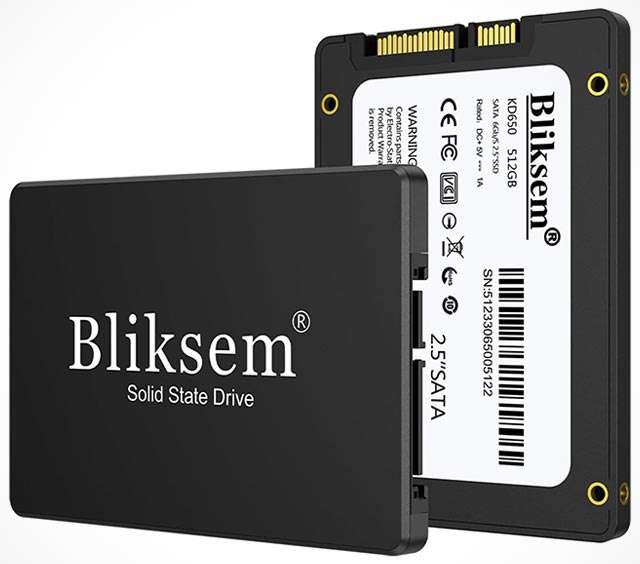 L'unità SSD da 512 GB di Bliksem