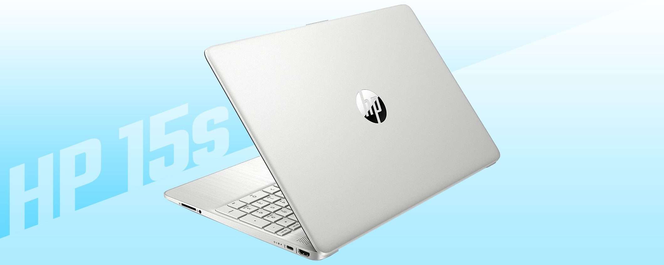 HP 15s: sconto 150€ sul laptop Windows 11 con Intel Core i7