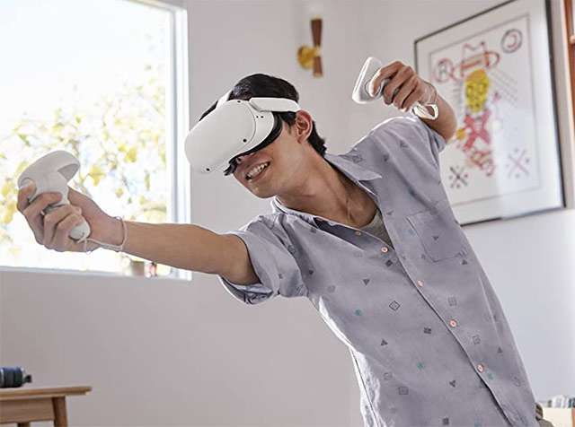 Il visore all-in-one Quest 2 di Meta per la realtà virtuale