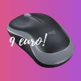 Mouse Logitech Wireless a soli 9€ da SOGNO su Amazon
