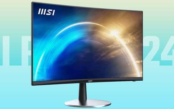 Monitor curvo MSI a 99€: non serve aggiungere altro