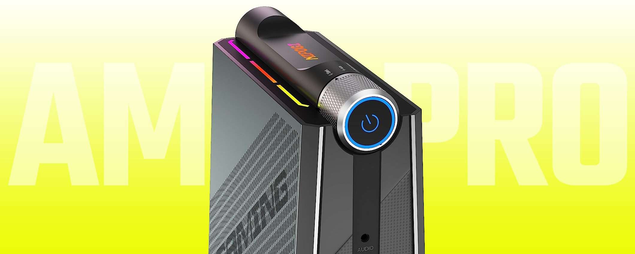 Mini PC da gaming con tre modalità: -250€ su AM08PRO