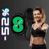 Samsung Galaxy Watch4: subito 52% di SCONTO solo su Amazon