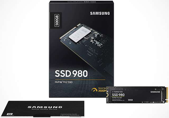 L'unità SSD da 500 GB della linea Samsung 980