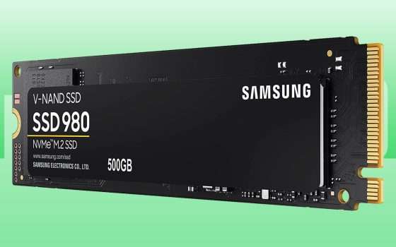 SSD Samsung 980 da 500 GB: prezzo mai così basso
