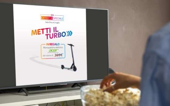 Sky ti REGALA un Monopattino Elettrico: scopri come ottenerlo