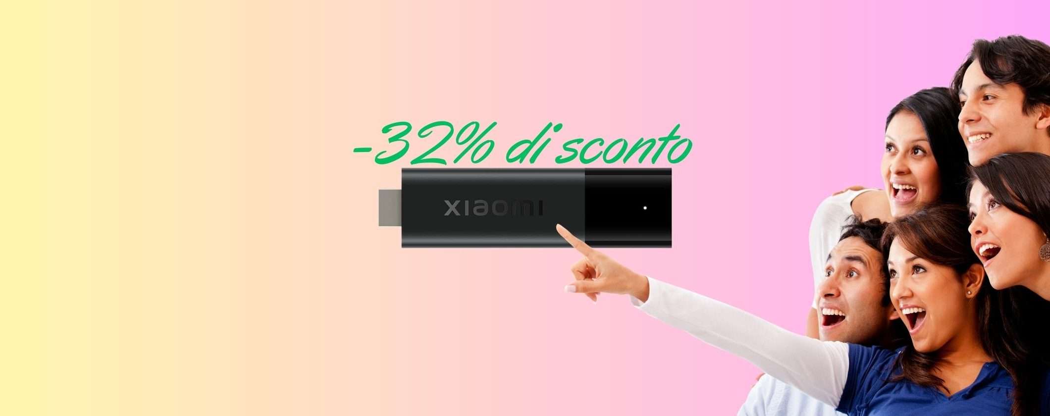 Xiaomi Mi TV Stick: 32% di SCONTO, ultimi pezzi