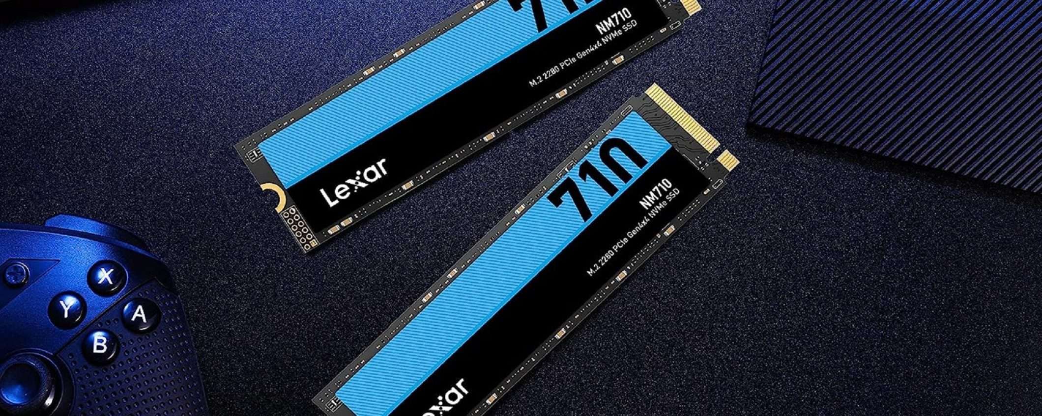 SSD interno Lexar NM710 da 1TB a soli 48€? Su Amazon prezzi PAZZI!
