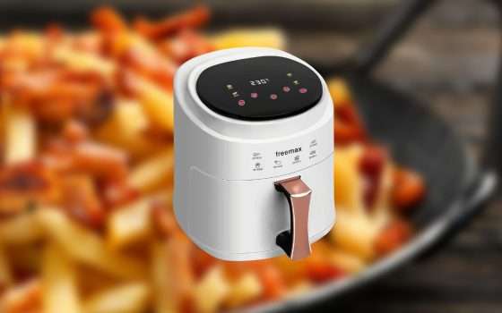 Friggitrice ad aria 8L: attiva il coupon per il 40% di sconto