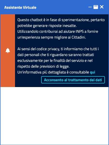 INPS Assistente virtuale