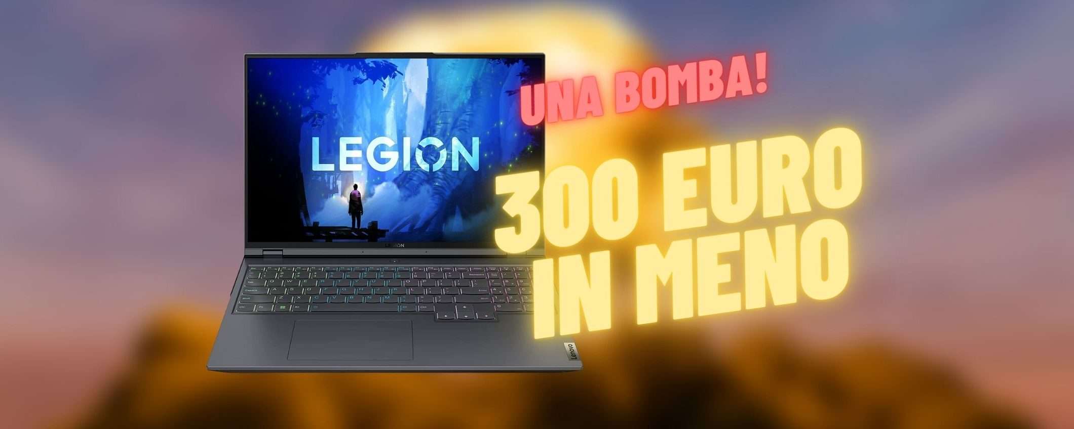 Lenovo Legion 5 Pro: notebook da gioco MOSTRUOSO con 300 euro di sconto