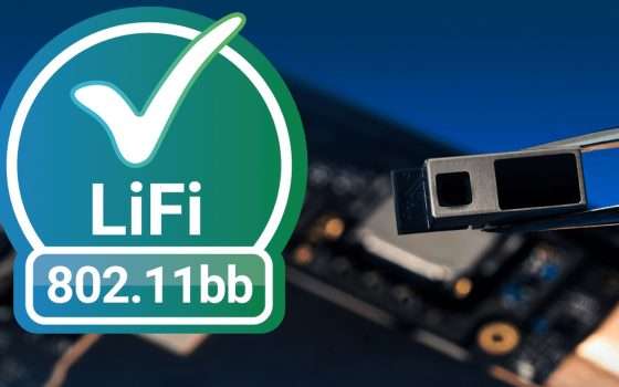 LiFi 802.11bb: fino a 224 GB/s con la luce
