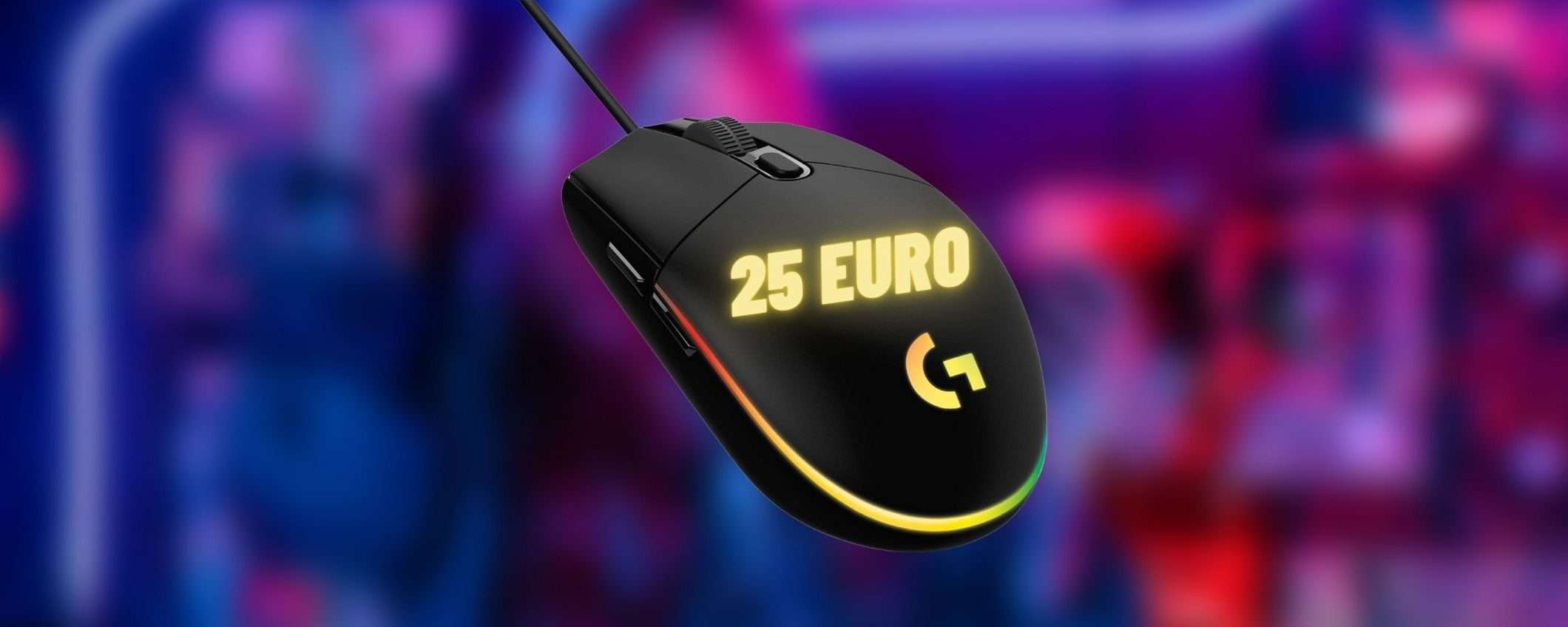Logitech G203: splendido mouse da gaming in offerta (quasi) a metà prezzo