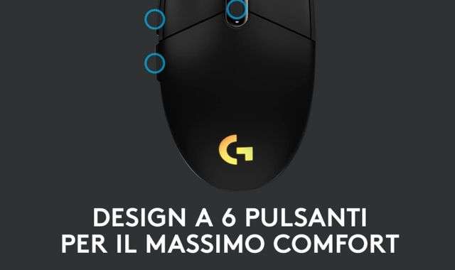 Mouse da gaming Logitech