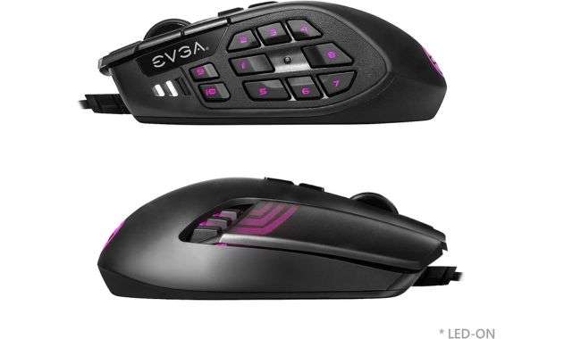 Mouse gaming con LED