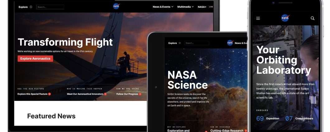 NASA annuncia nuovo sito e servizio di streaming