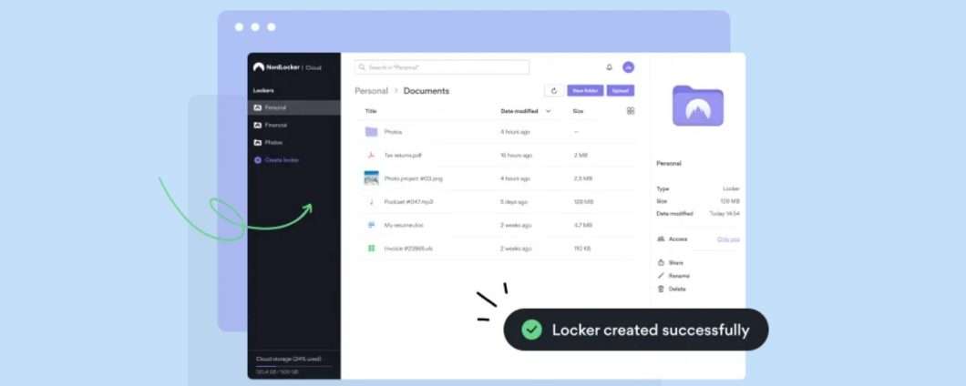 NordLocker: archivia i tuoi file in modo sicuro