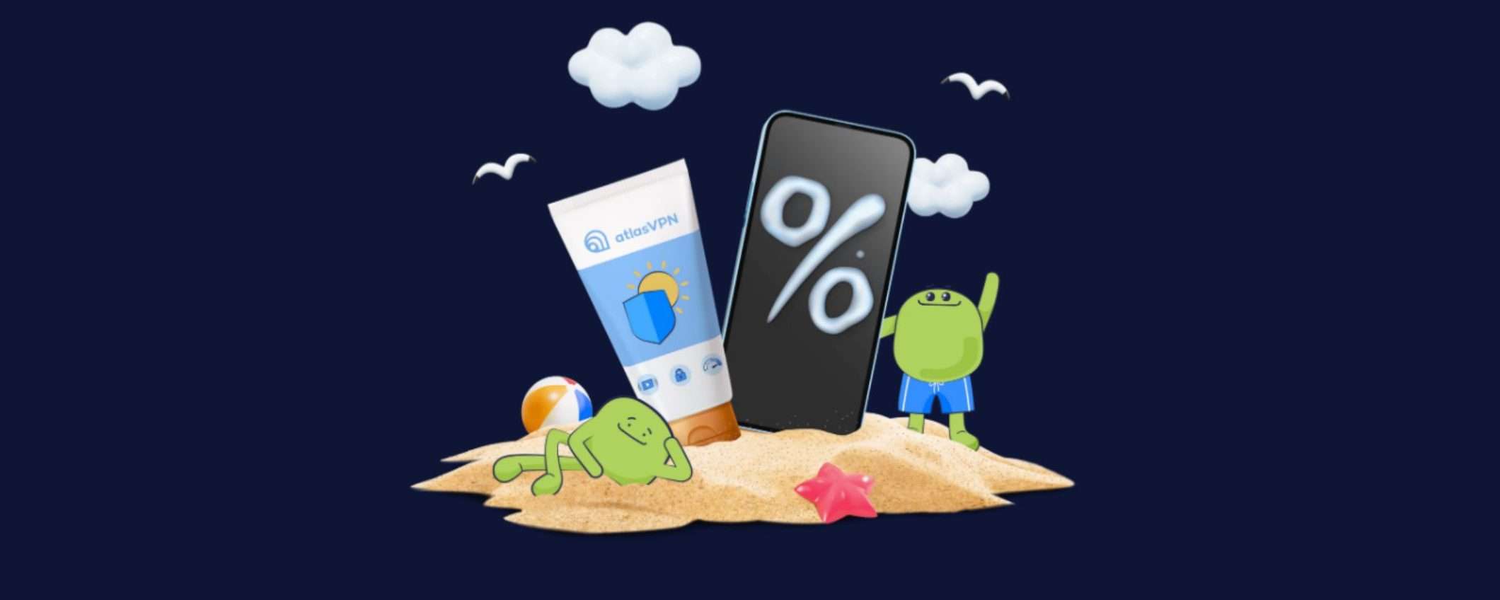 AtlasVPN: l’offerta estiva ti regala 3 mesi e l’85% di sconto