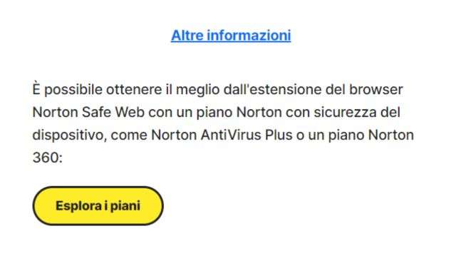 Piani Norton Safe Web