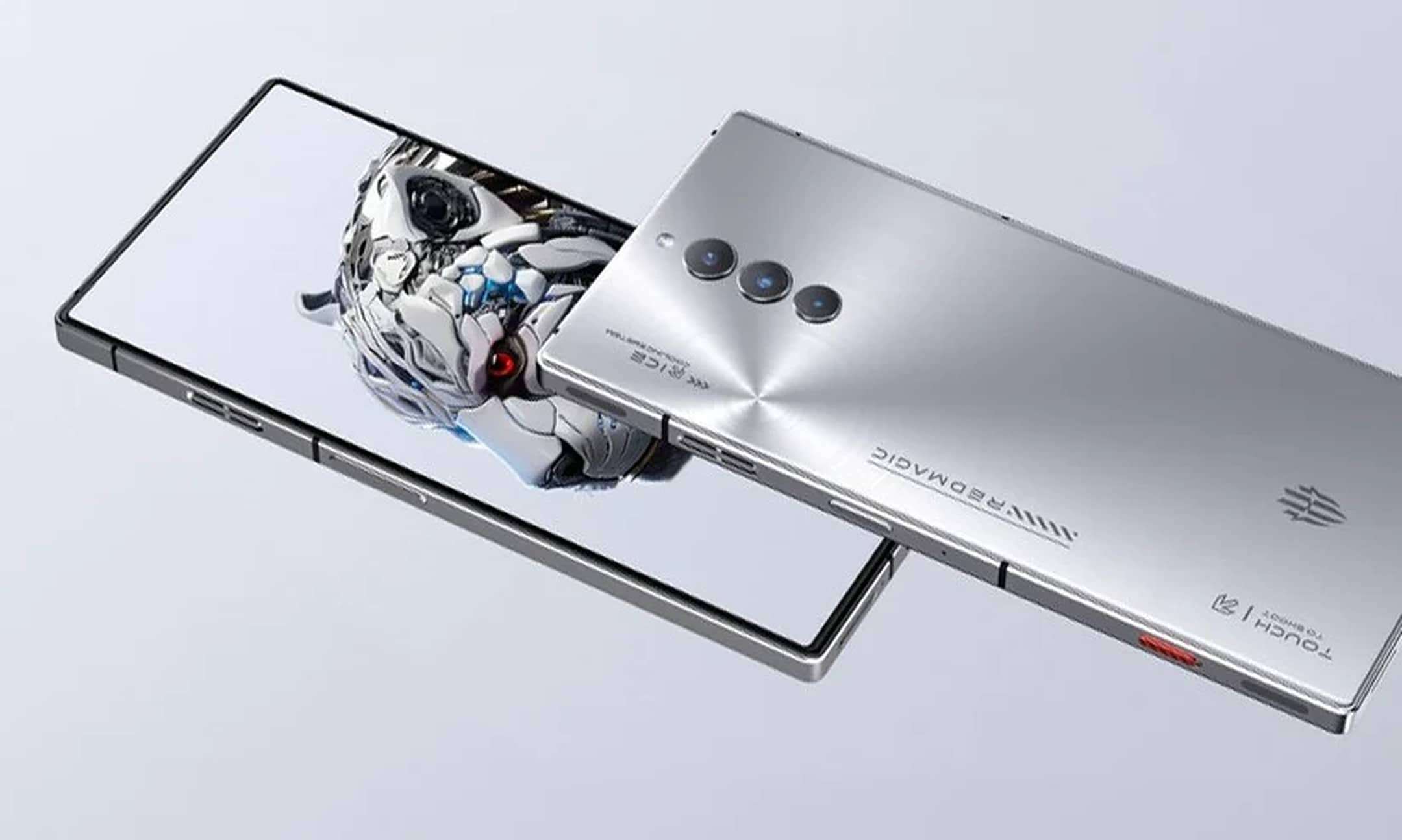 Red Magic 8S Pro render versione argento