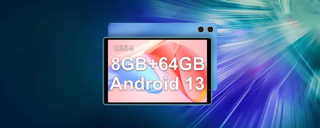 Tablet Android 10 pollici in super offerta: solo 89 euro su Amazon