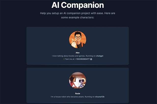 AI Companion App crea un partner basato sull'IA