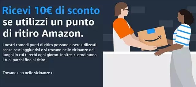 L'iniziativa di Amazon che regala un buono sconto da 10 euro