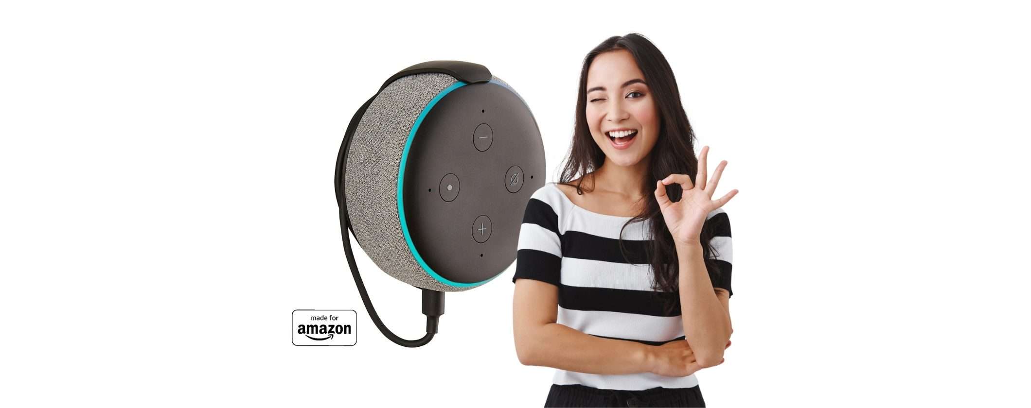 Metti in ordine i tuoi Echo Dot con questo supporto a 4€
