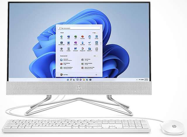 Il PC desktop all-in-one HP 22