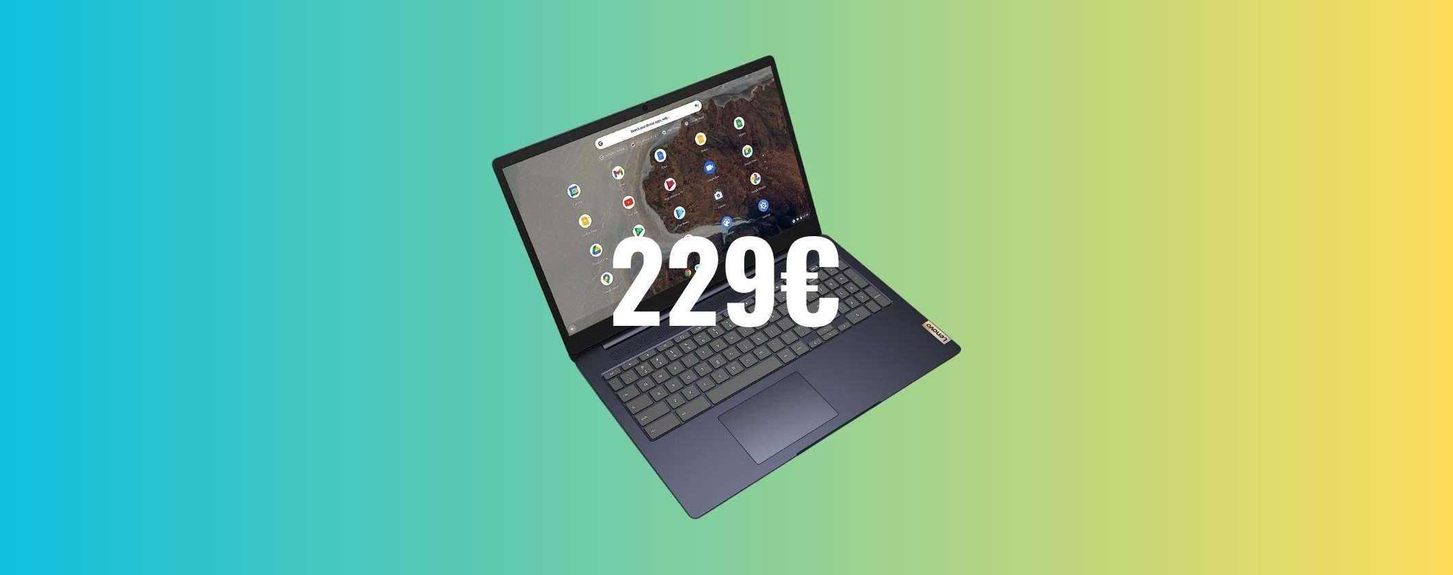 Lenovo IdeaPad 3 Chromebook: solo 229€ per questo gioiellino