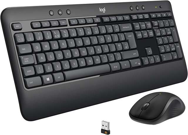 Il kit Logitech MK540 con mouse e tastiera wireless