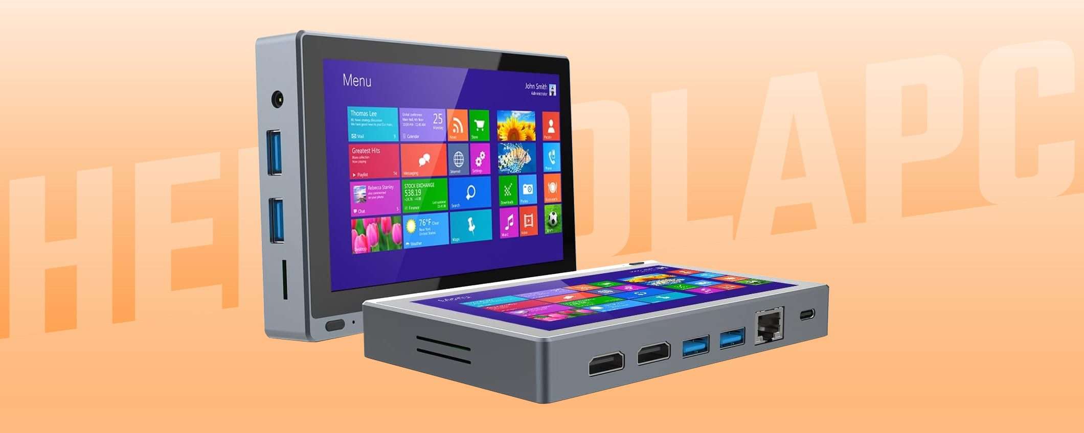 Crolla il prezzo del Mini PC con schermo touch