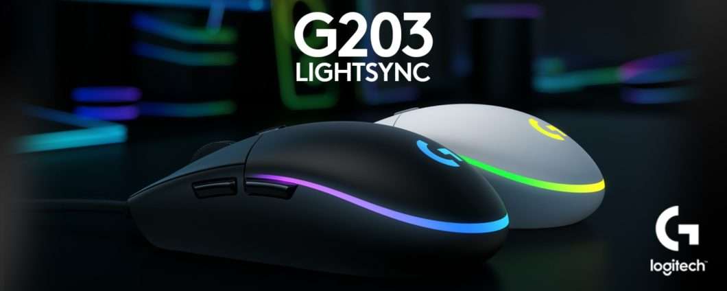 Mouse Gaming Logitech G203 a soli 20€: mega offerta Amazon