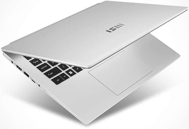 Il design del notebook MSI Modern 14