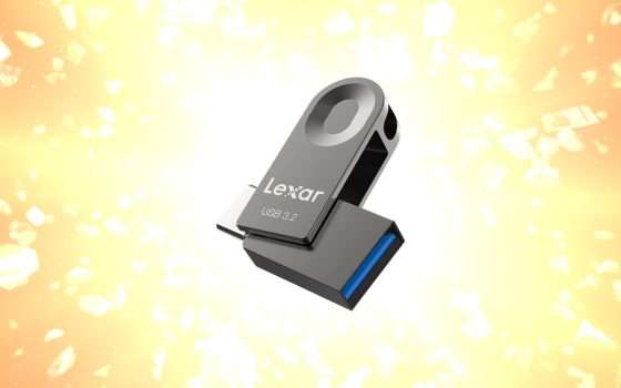 Pen Drive 2 in 1 Lexar 64GB: con il Coupon 10% è una bomba
