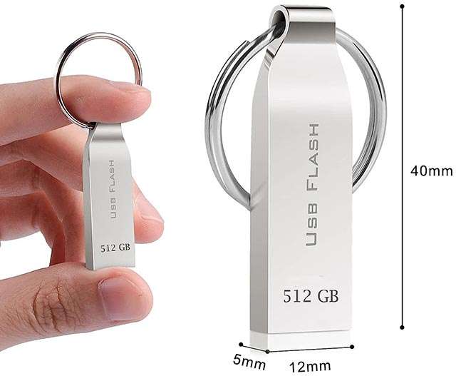 La pendrive USB 3.0 da 512 GB