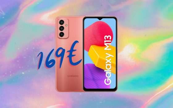 Prime Day esagerato: acquista un Samsung Galaxy M13 a 169€