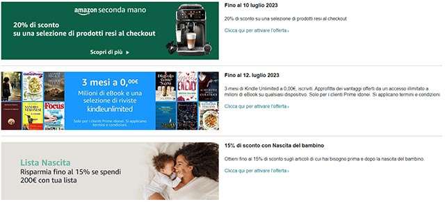 I codici promozionali personalizzati da Amazon per il Prime Day