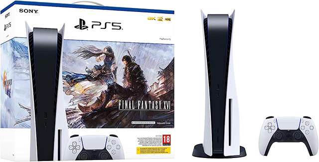Il bundle con PlayStation 5 Standard Edition e Final Fantasy XVI