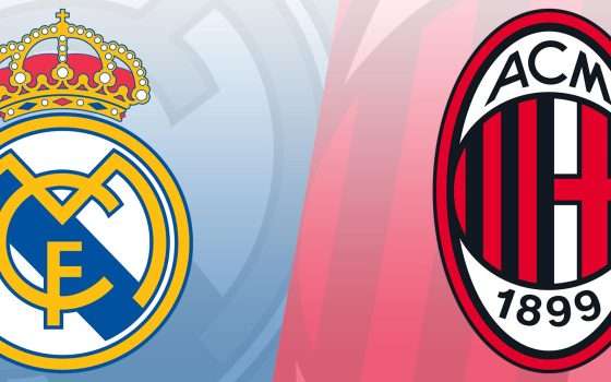 Come vedere Real Madrid-Milan in streaming